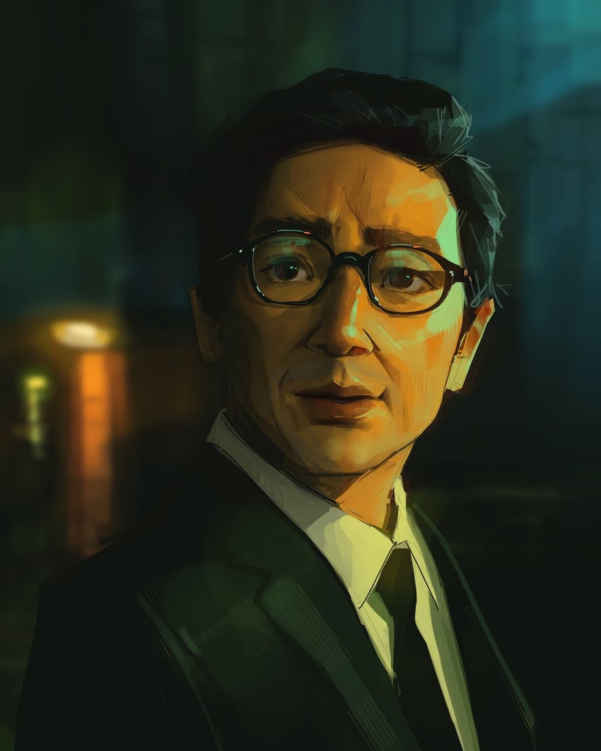 waymond wang (original and 1 more) drawn by sam_yang
