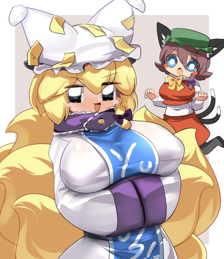 yakumo ran, chen, meguru, and yuuhi (touhou and 1 more) drawn by lets0020