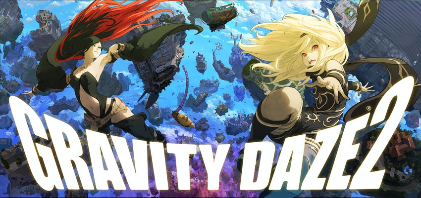 kitten and crow (gravity daze and 1 more) drawn by saitou_shunsuke