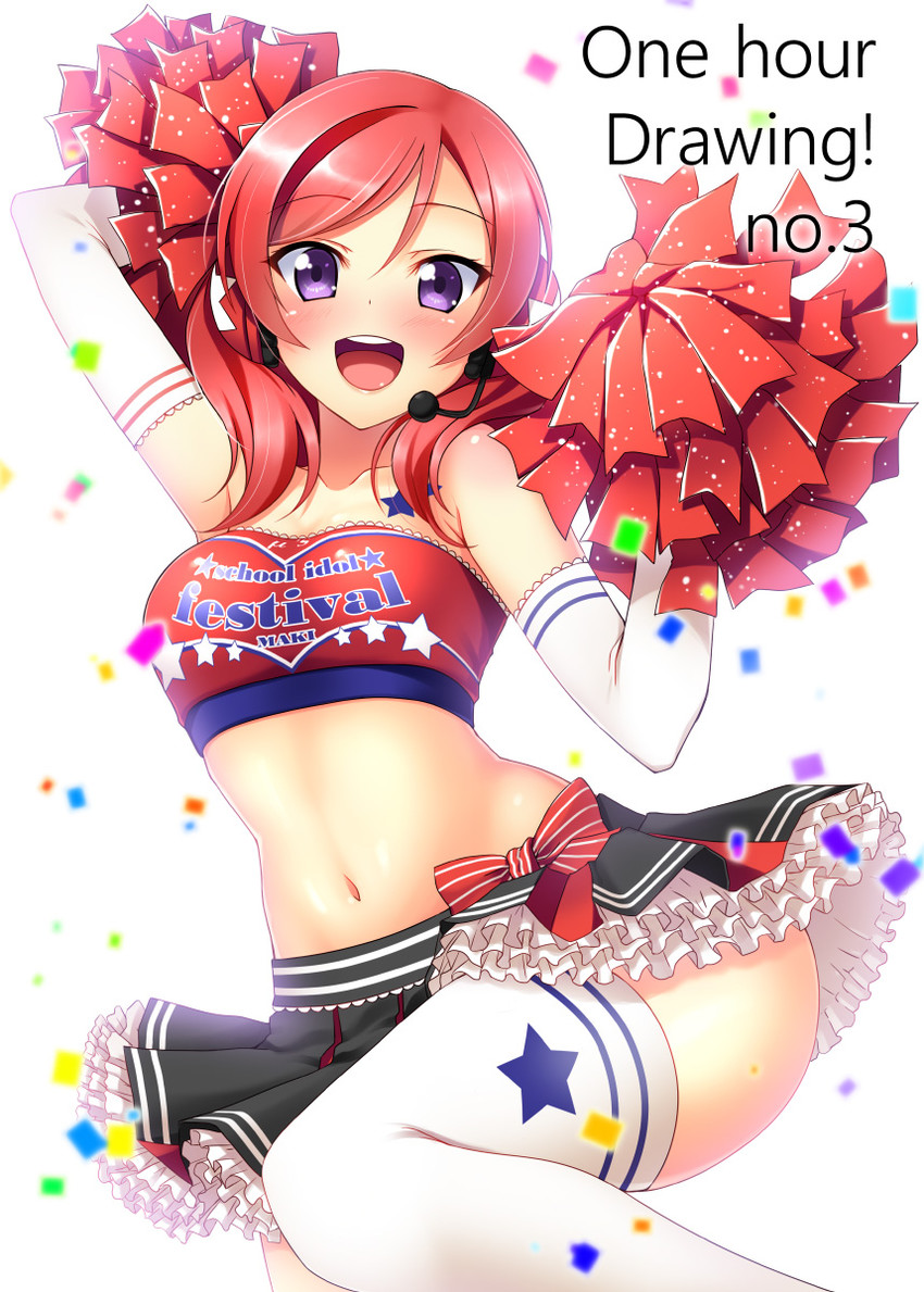 nishikino maki (love live! and 2 more) drawn by yu-ta