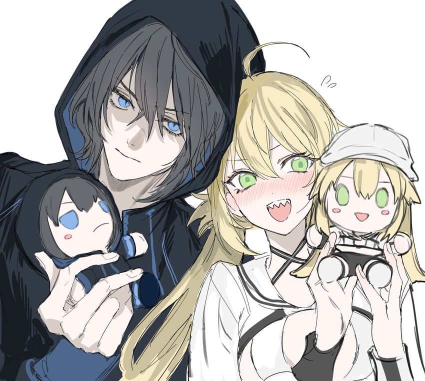 artoria pendragon, artoria caster, and oberon (fate and 1 more) drawn by yurumawari
