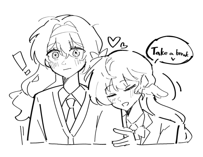firefly and robin (honkai and 1 more) drawn by nekooooowo