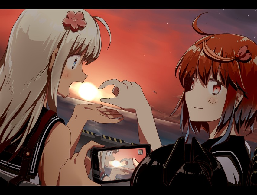 ro-500, i-58, and i-401 (kantai collection) drawn by any_(lucky_denver_mint)