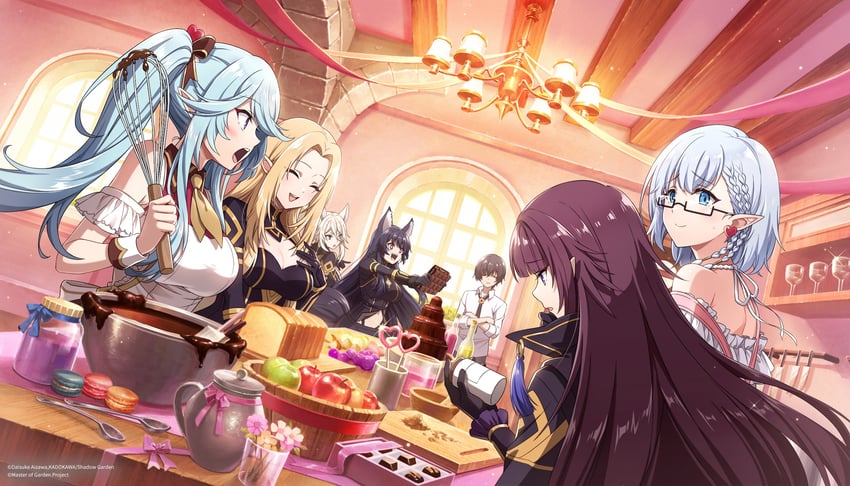 alpha, delta, beta, zeta, epsilon, and 3 more (kage no jitsuryokusha ni naritakute! and 1 more)