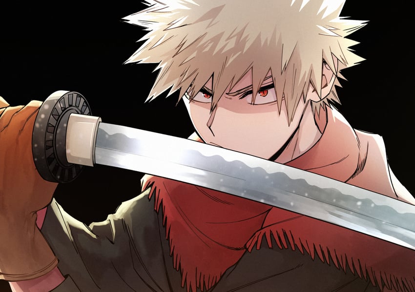 bakugou katsuki (boku no hero academia) drawn by cho_mo_futoshi