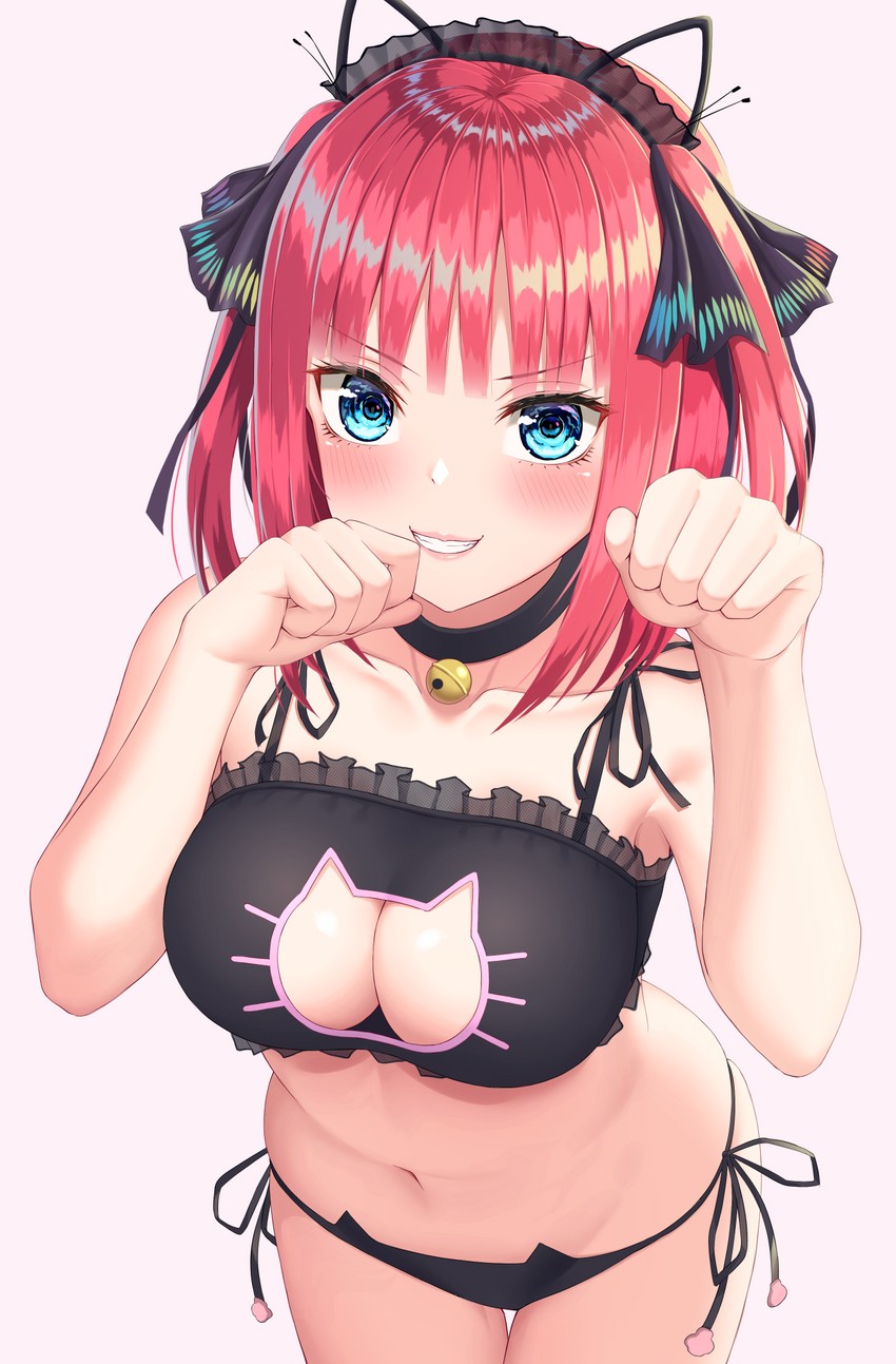 nakano nino (go-toubun no hanayome) drawn by nemunemu_semi