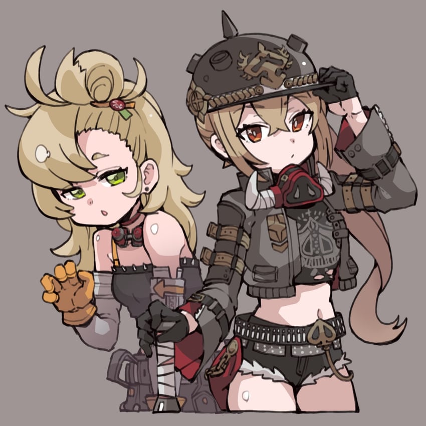 luciana de montefio and piper wheel (zenless zone zero) drawn by es_(eisis)