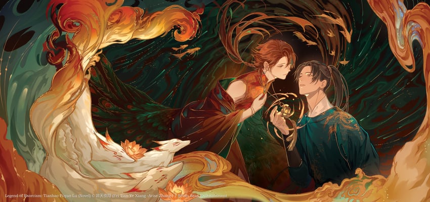 kong hongjun and li jinglong (tianbao fuyao lu) drawn by kkcoocool