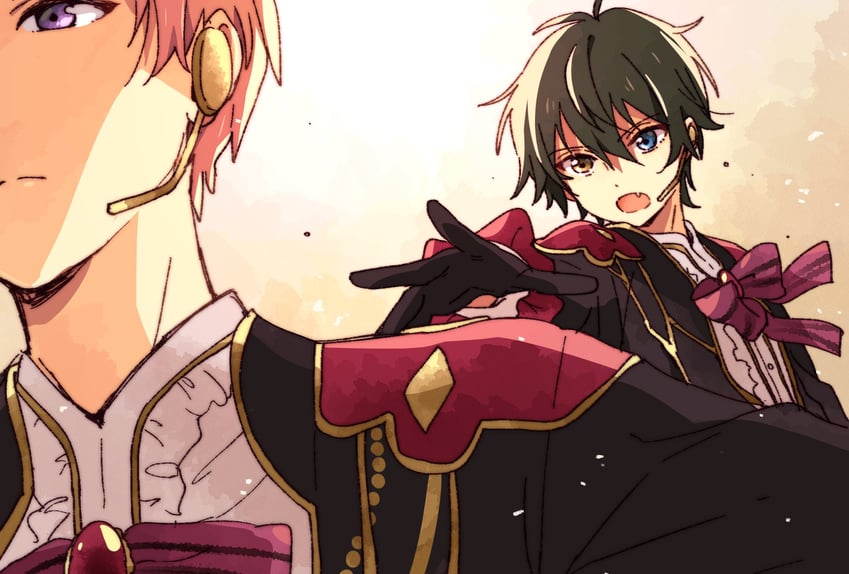 kagehira mika and itsuki shu (ensemble stars!) drawn by nimaro0129