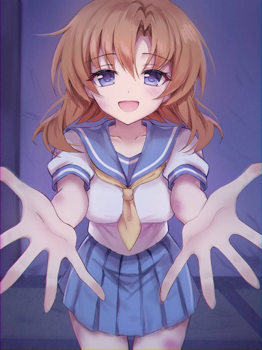 ryuuguu rena (higurashi no naku koro ni and 1 more) drawn by nyako_(x_nyako_x)
