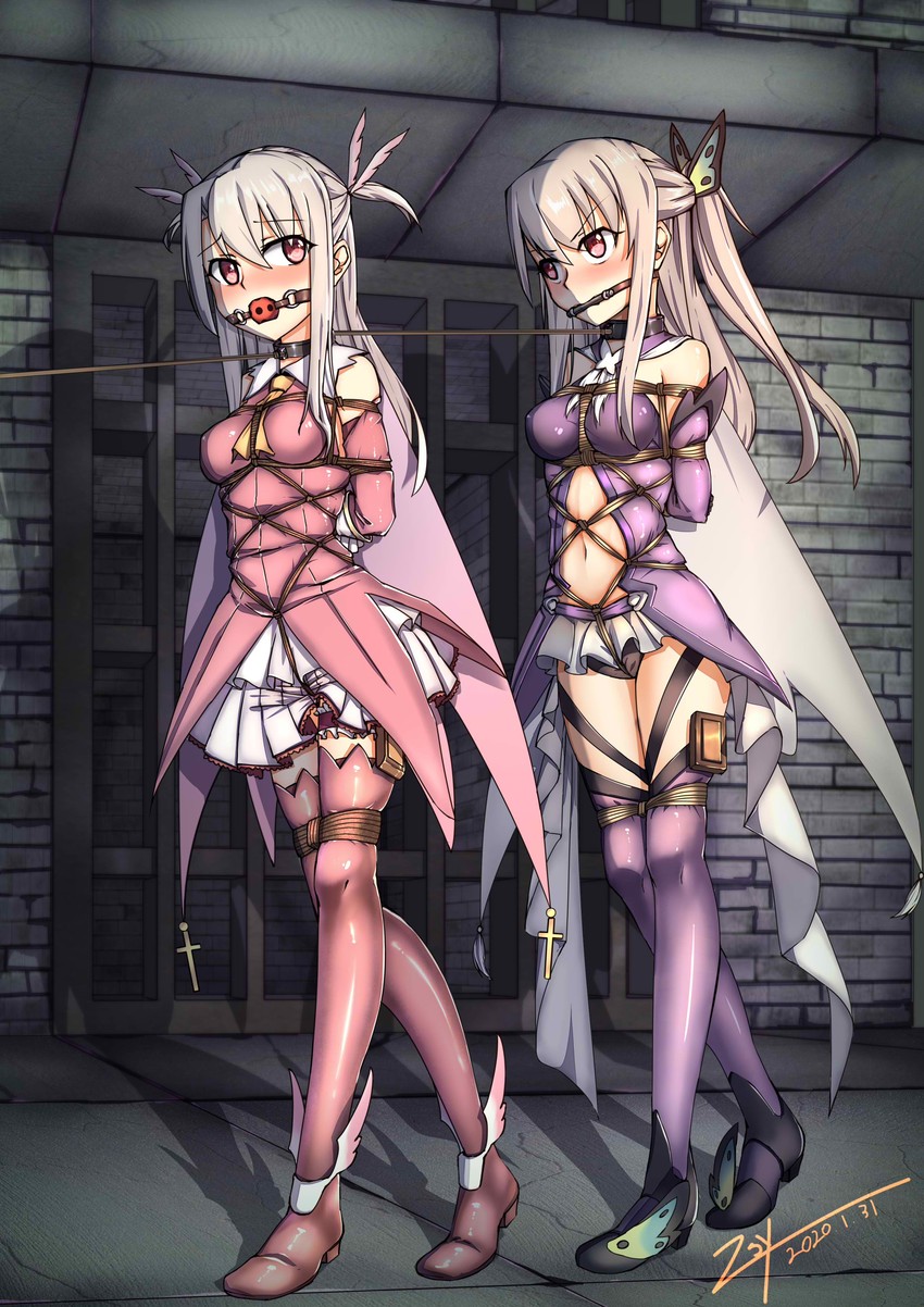 illyasviel von einzbern and prisma illya (fate and 1 more) drawn by zsy_(zsy433)