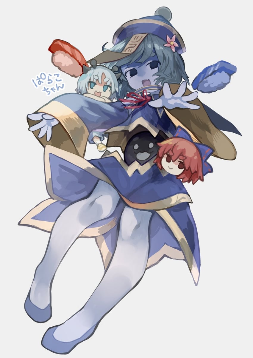 sekibanki and parako (touhou and 1 more) drawn by risui_(suzu_rks)