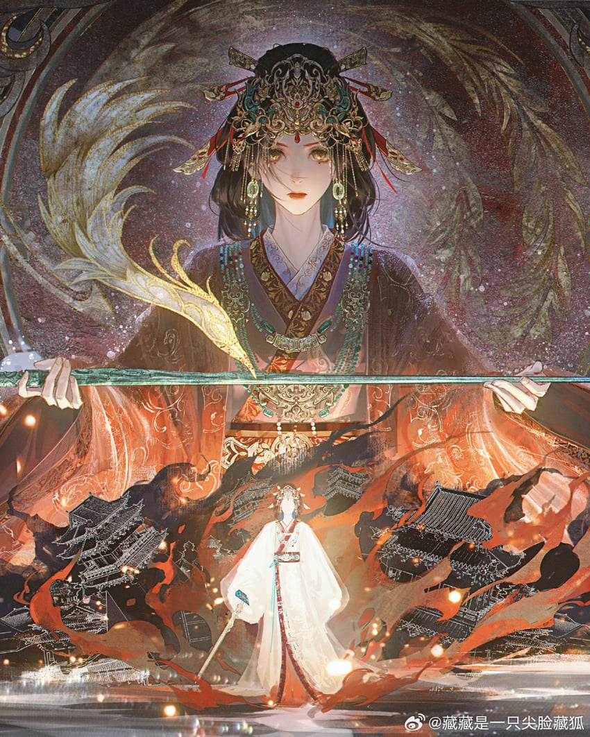 against the flame (nikki and 1 more) drawn by zangzang_shi_yi_zhi_jianlian_zanghu