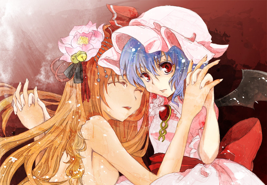 remilia scarlet and hong meiling (touhou) drawn by tamago_furikake