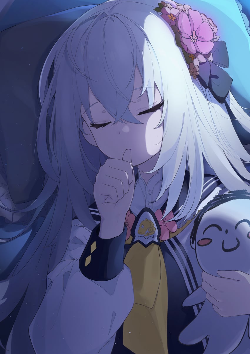 sensei, doodle sensei, and azusa (blue archive) drawn by trigonometric_function