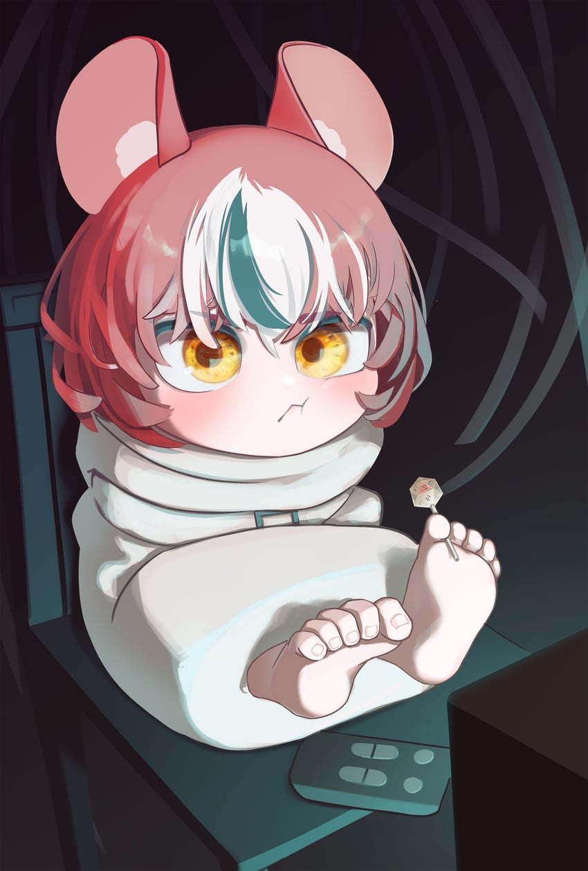 hakos baelz (hololive and 2 more) drawn by appleblossomtea