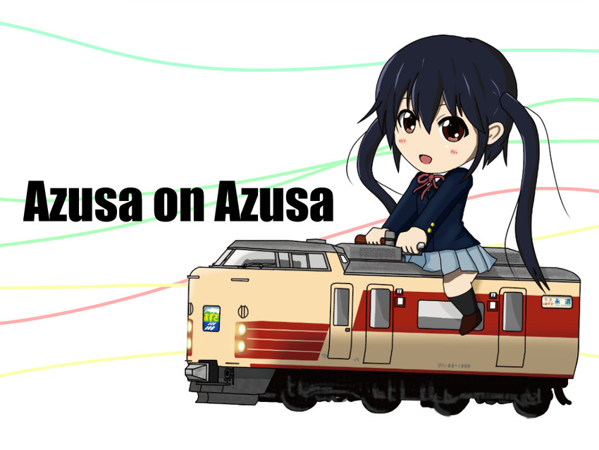 nakano azusa (k-on! and 1 more) drawn by majikaru_bushi
