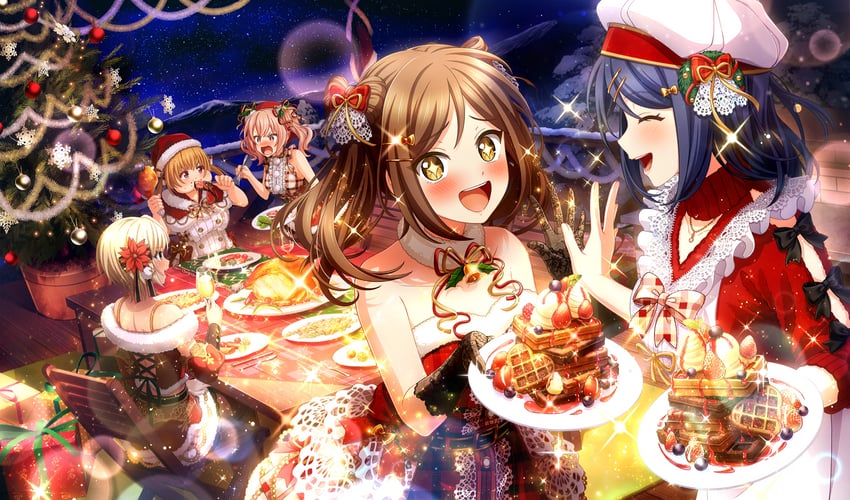 shiomi nagisa, kishi fuuka, kazamatsuri serina, sawada rio, and ide anzu (cinderella series and 1 more)