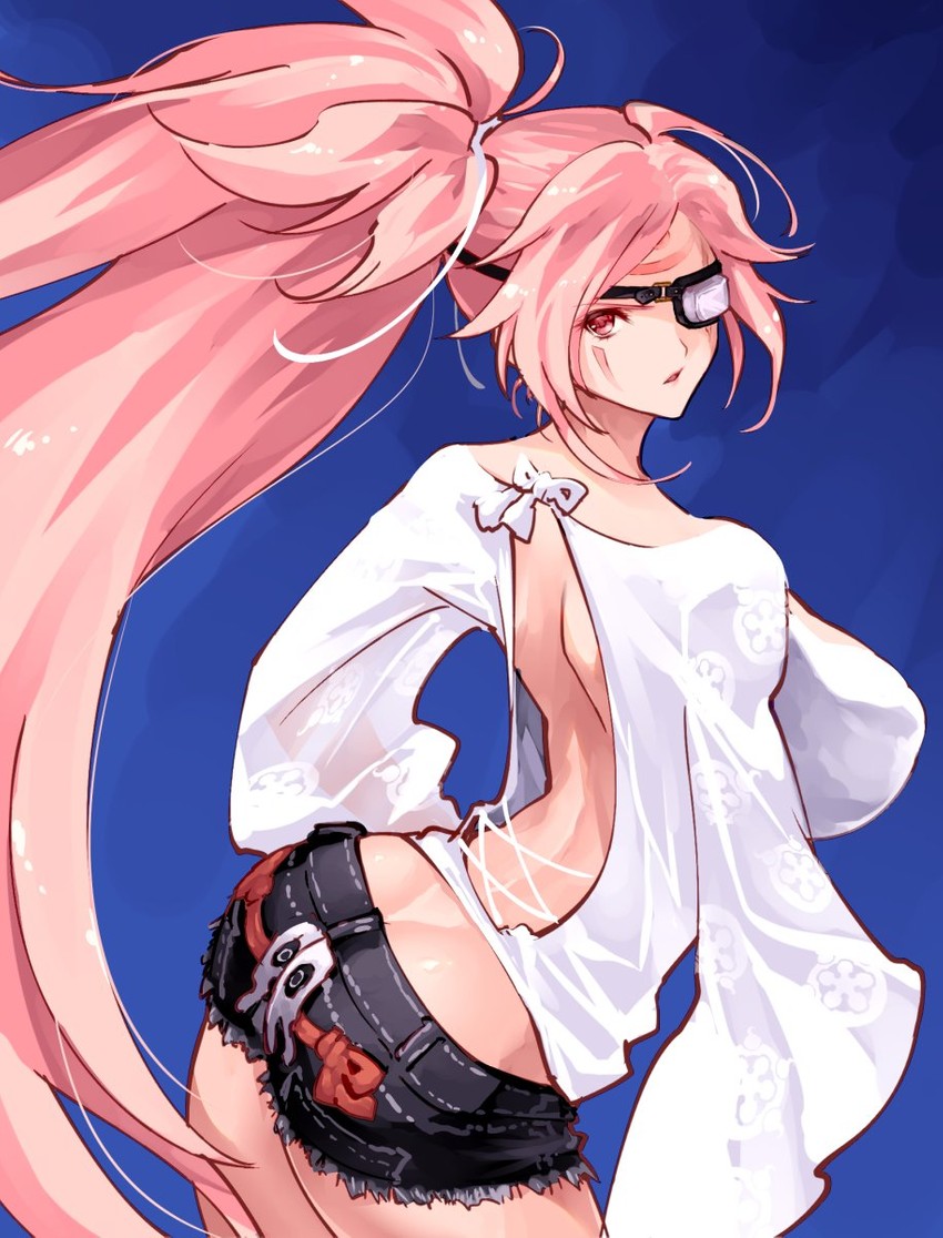 baiken (guilty gear and 1 more) drawn by jako_(toyprn)