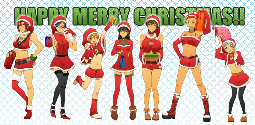 tachibana makoto, nanase haruka, matsuoka rin, hazuki nagisa, ryuugazaki rei, and 2 more (free!) drawn by james_(jms-pnt)