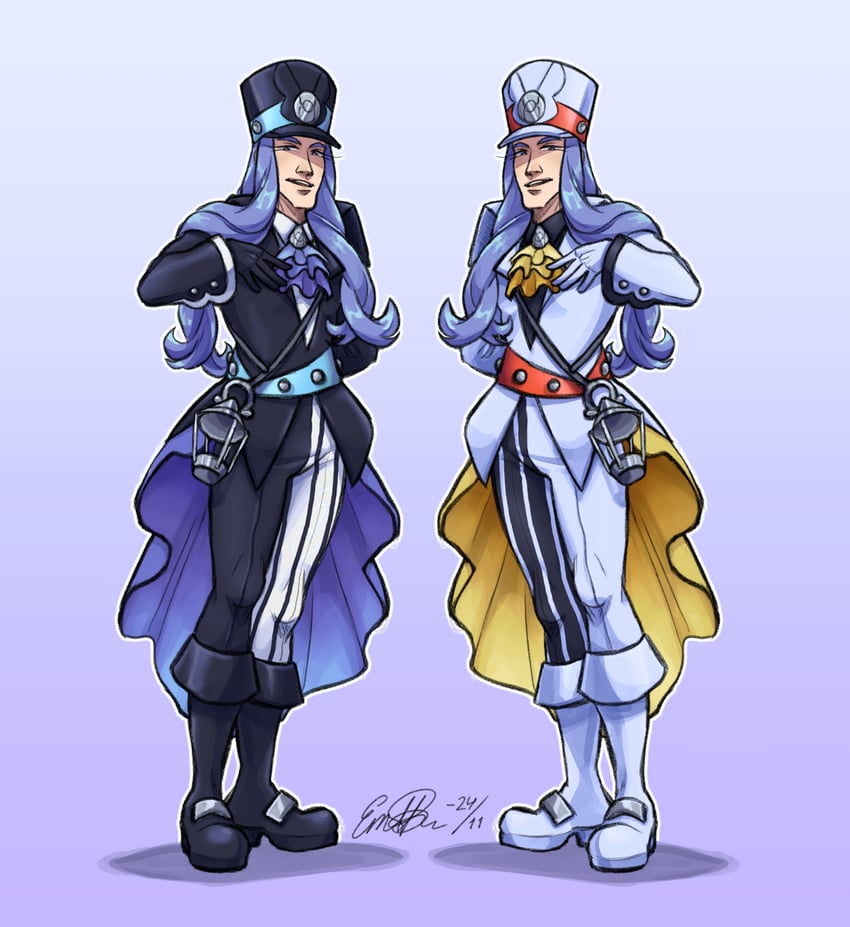 ingo, emmet, and melli (pokemon and 2 more) drawn by embbu