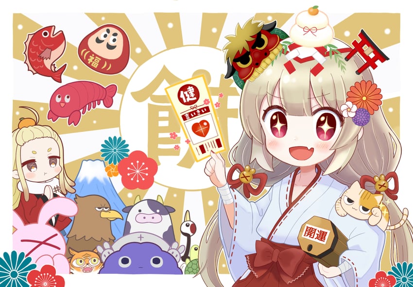 natori sana, saana-kun, and saigou r irori (sana channel) drawn by kureya908