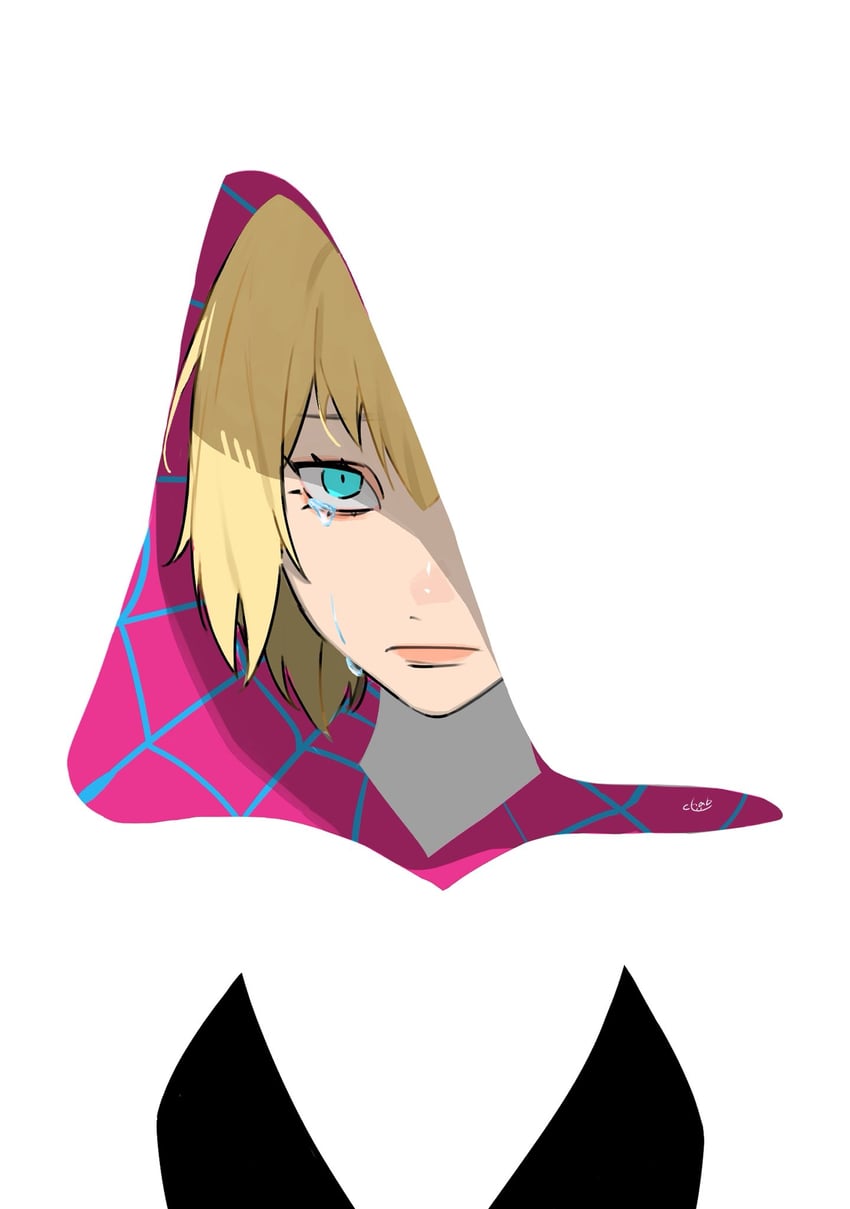 spider-gwen (marvel and 1 more) drawn by haji_(haji07lo)