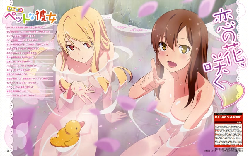 shiina mashiro and aoyama nanami (sakura-sou no pet na kanojo and 1 more) drawn by fujii_masahiro