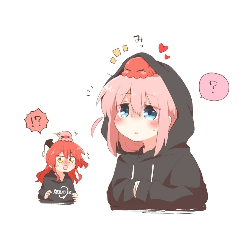 gotoh hitori and kita ikuyo (bocchi the rock!) drawn by rebecca_(keinelove)