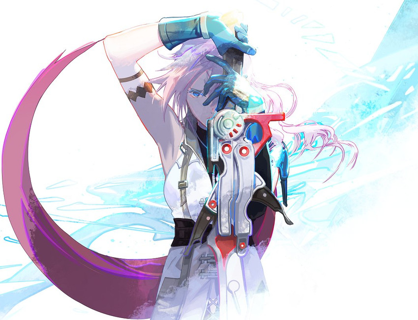 lightning farron (final fantasy and 1 more) drawn by cofffee