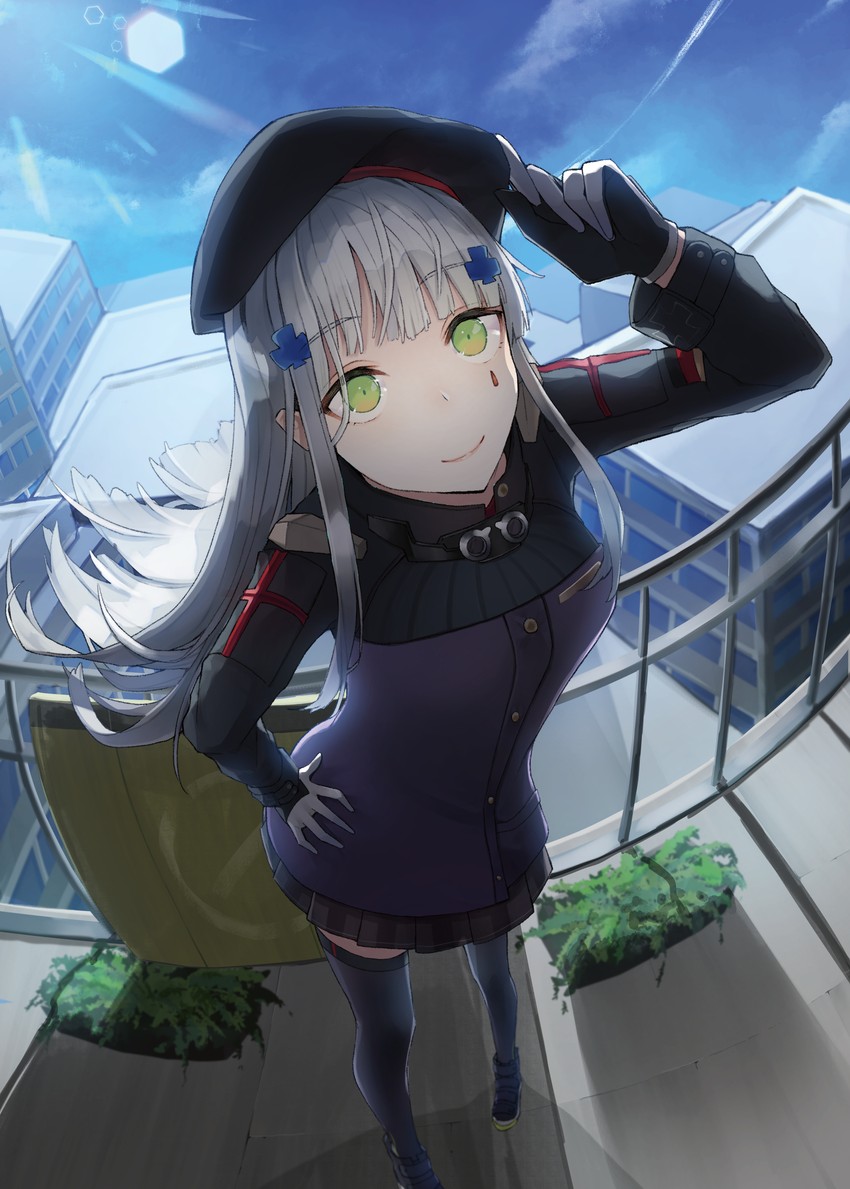 hk416 (girls' frontline and 1 more) drawn by sakana-ko