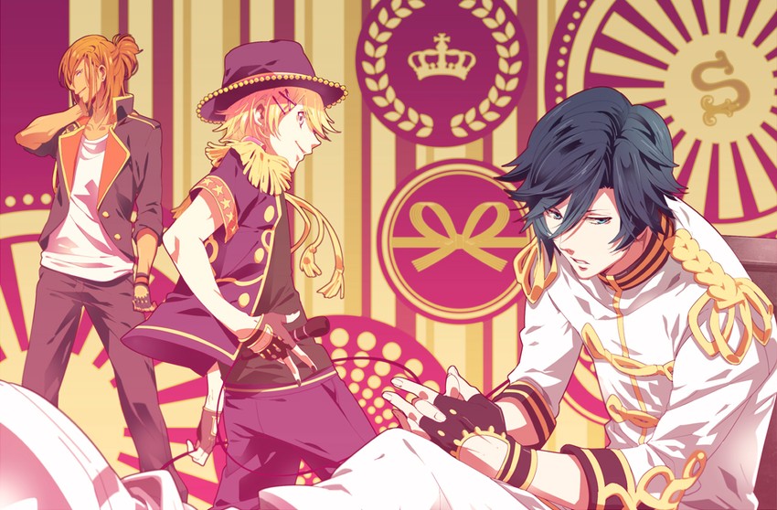 kurusu shou, ichinose tokiya, and jinguuji ren (uta no prince-sama) drawn by shuri_(84k)