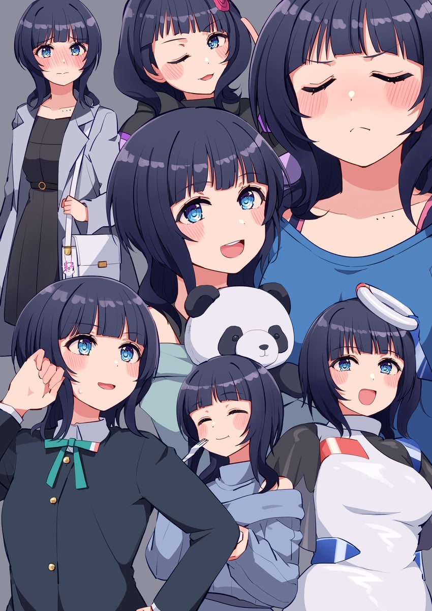 asaka karin (love live! and 1 more) drawn by cream_(nipakupa)