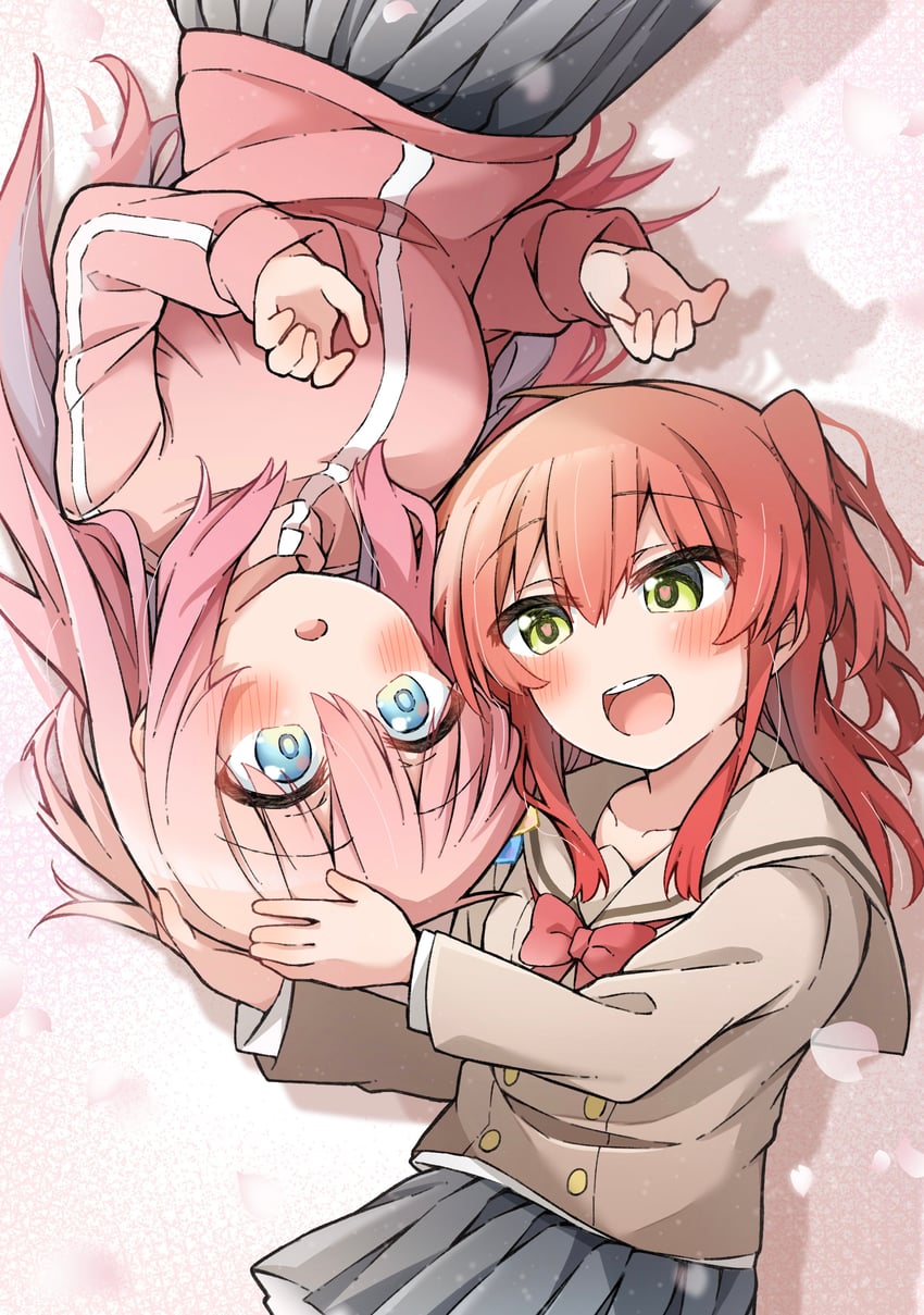 gotoh hitori and kita ikuyo (bocchi the rock!) drawn by shimakura_asado