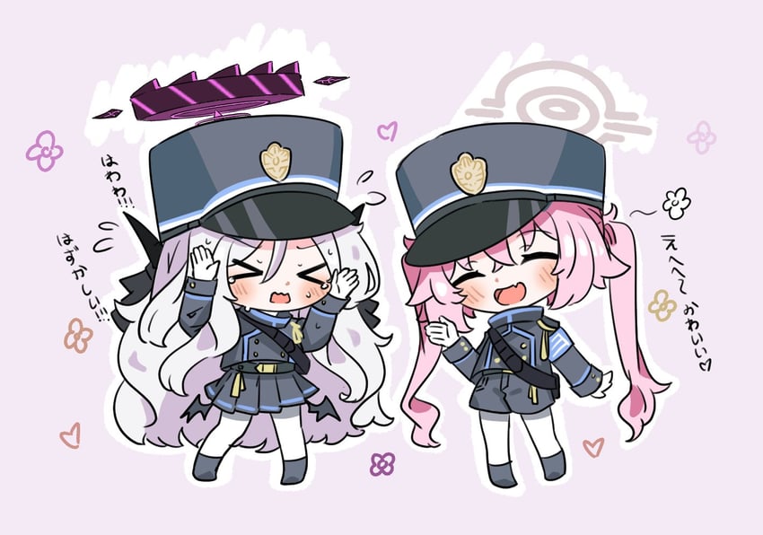 hina, hoshino, hikari, and nozomi (blue archive) drawn by e_v_e_neko