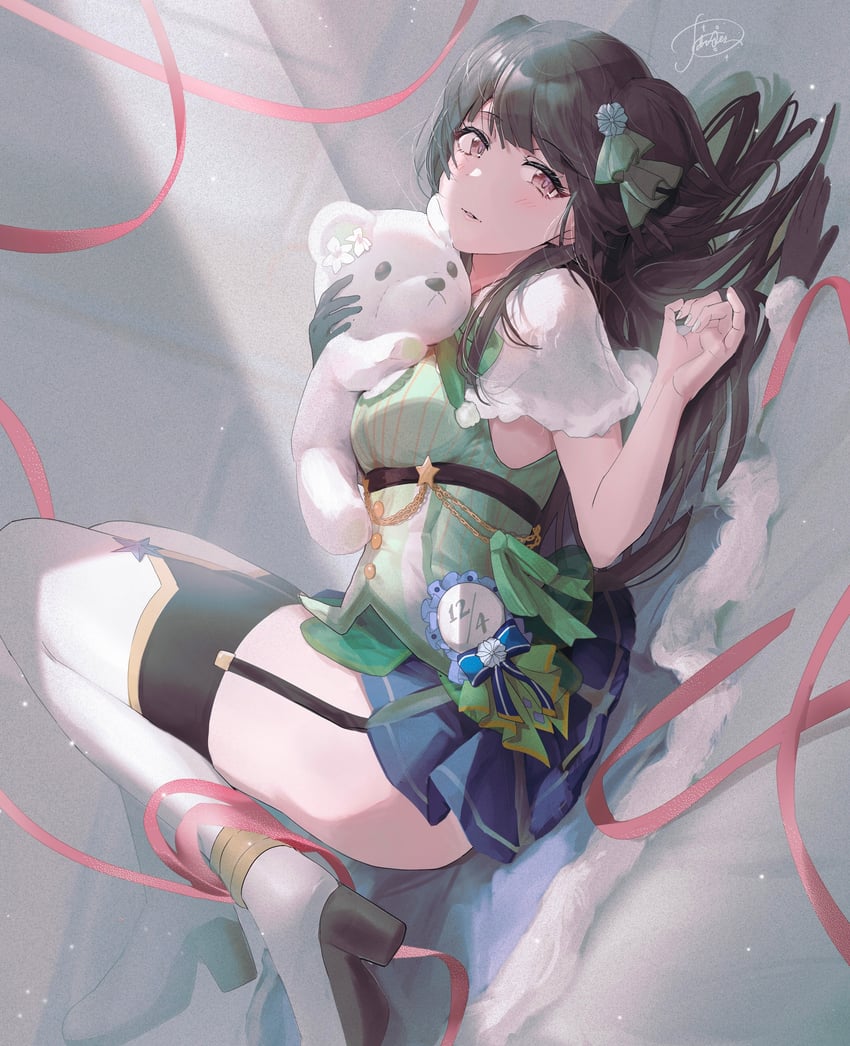 mayuzumi fuyuko (idolmaster and 1 more) drawn by powder_is_kona