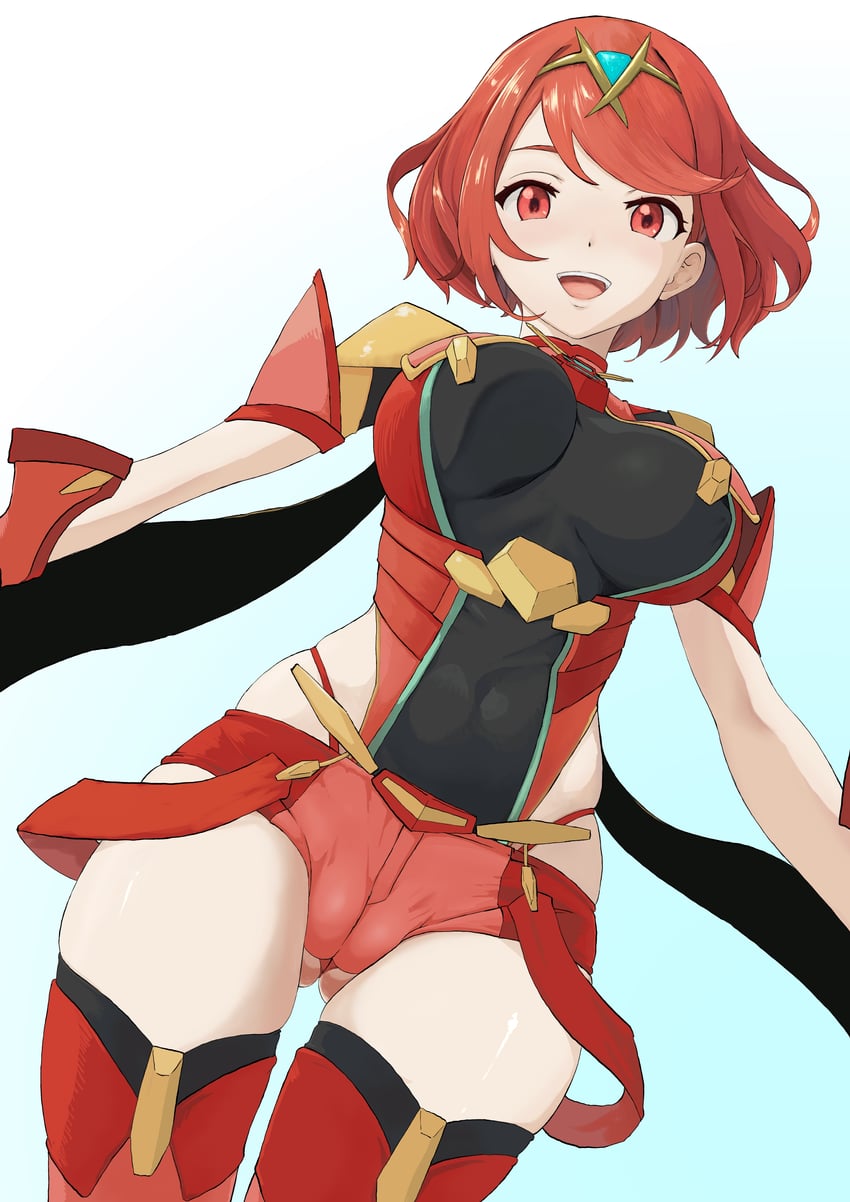 pyra (xenoblade chronicles and 1 more) drawn by pomerachi