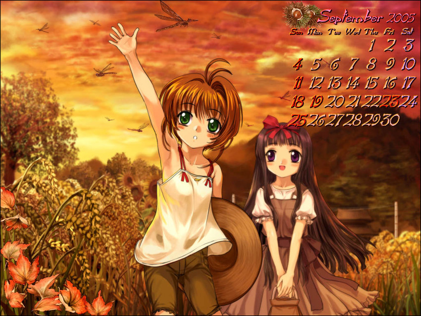 kinomoto sakura and daidouji tomoyo (cardcaptor sakura) drawn by mutsuki_(moonknives)