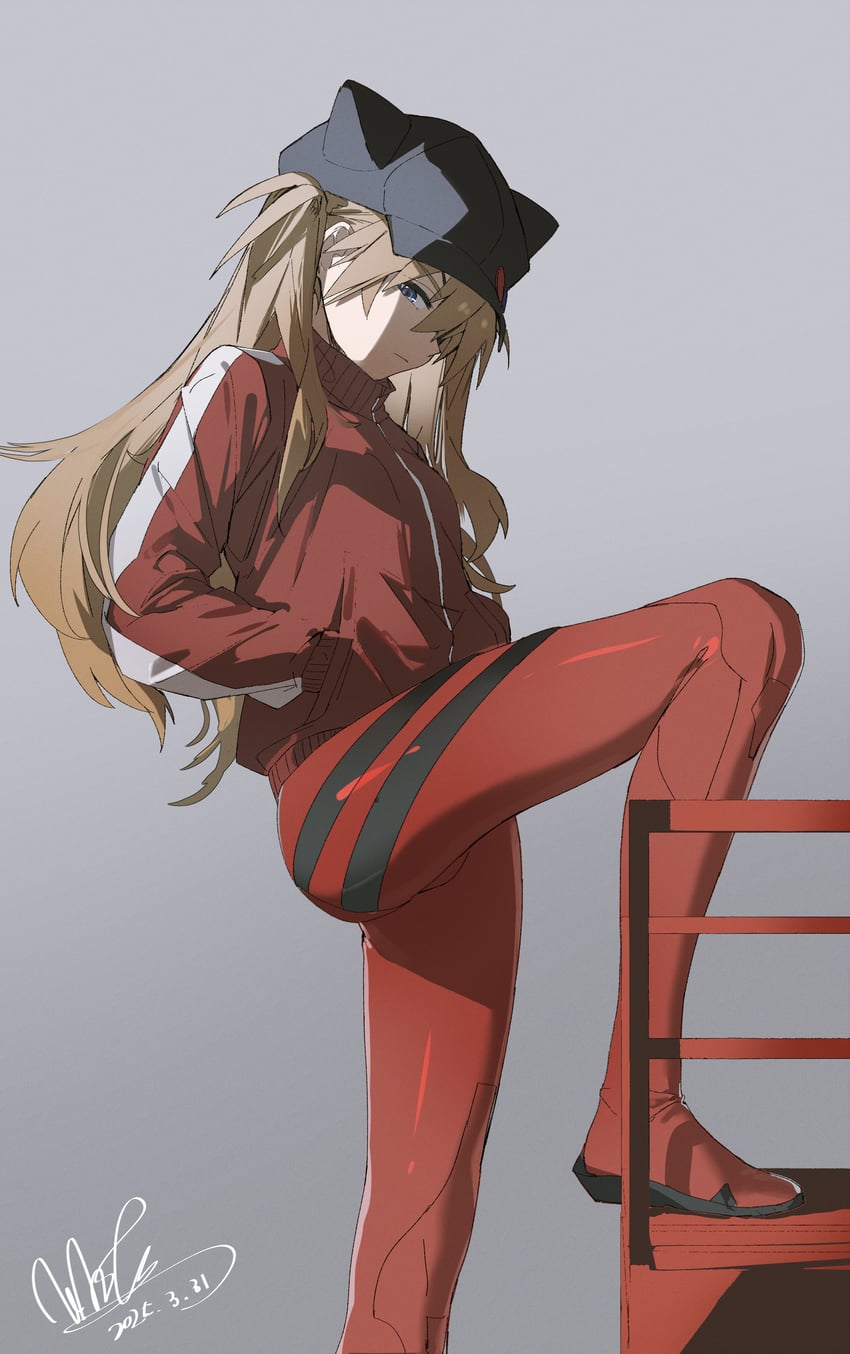 souryuu asuka langley (neon genesis evangelion and 2 more) drawn by qtian