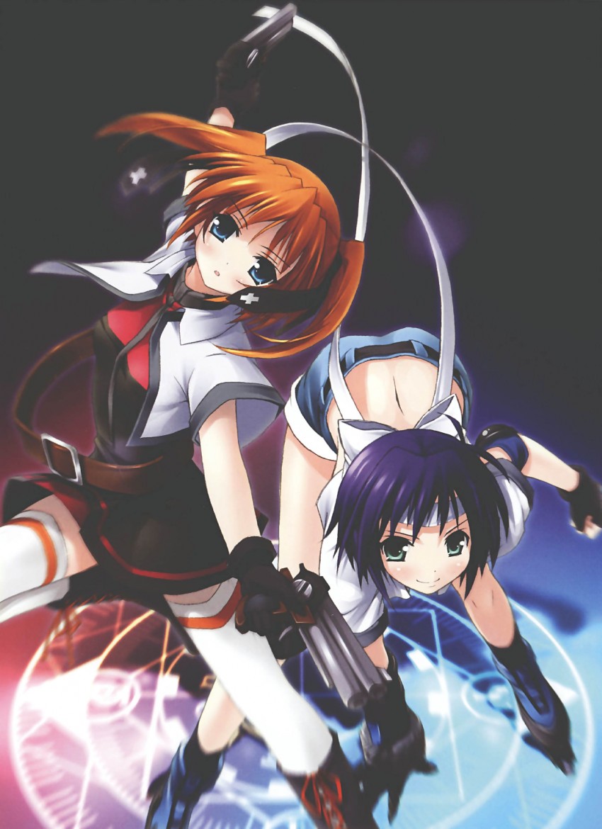 subaru nakajima, teana lanster, and revolver knuckle (lyrical nanoha and 1 more)