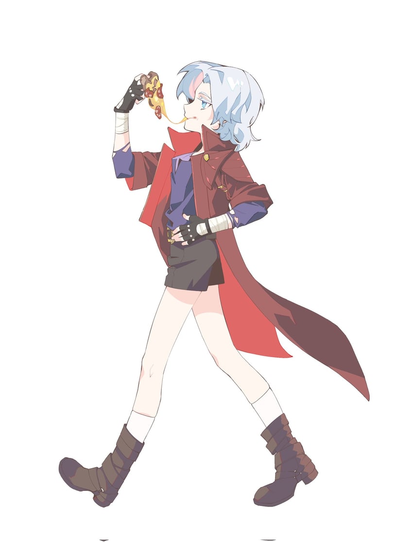 dante (devil may cry and 1 more) drawn by vapicv