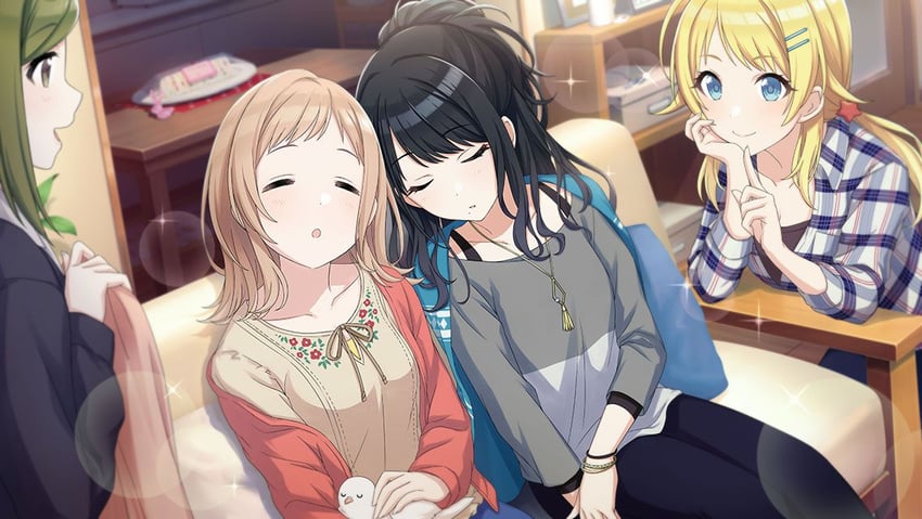 hachimiya meguru, sakuragi mano, kazano hiori, and nanakusa hazuki (idolmaster and 1 more)
