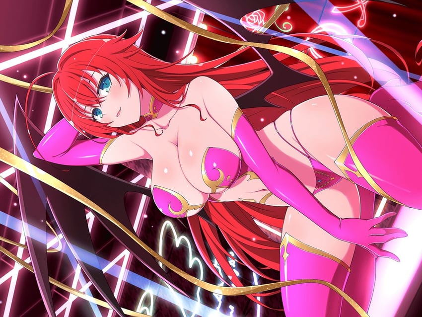 rias gremory (senran kagura and 3 more) drawn by yaegashi_nan