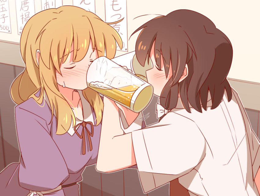 usami renko and maribel hearn (touhou) drawn by unagi_sango