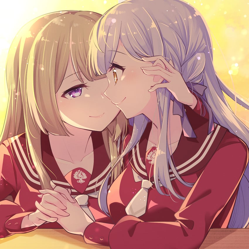 kon kanaho and miyagawa takane (assault lily) drawn by morugen
