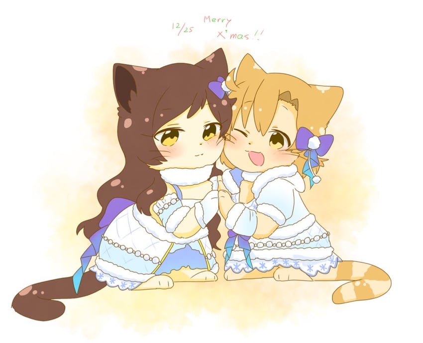 kitazawa shiho and yabuki kana (idolmaster and 1 more) drawn by hutaba