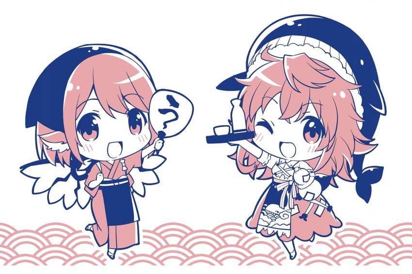 mystia lorelei, okamisty, and okunoda miyoi (touhou) drawn by kapuchii