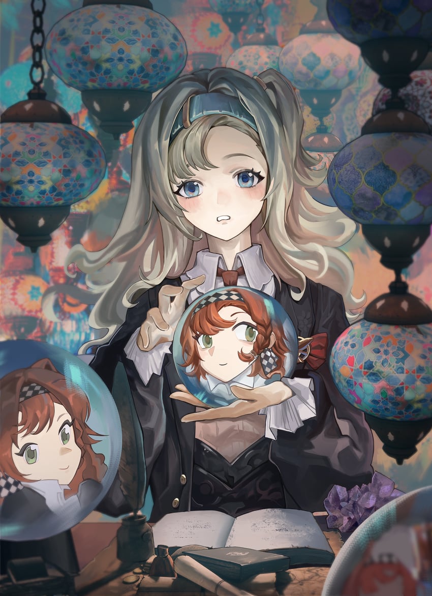 sonetto and matilda bouanich (reverse:1999) drawn by ganjin_(2d-tigrotta)