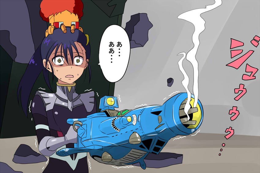 nyaan and conch (gundam and 2 more) drawn by nishi_koutarou