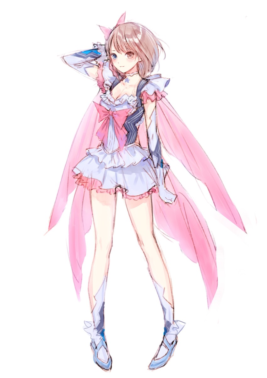 shirai hinako (blue reflection and 1 more) drawn by kishida_mel